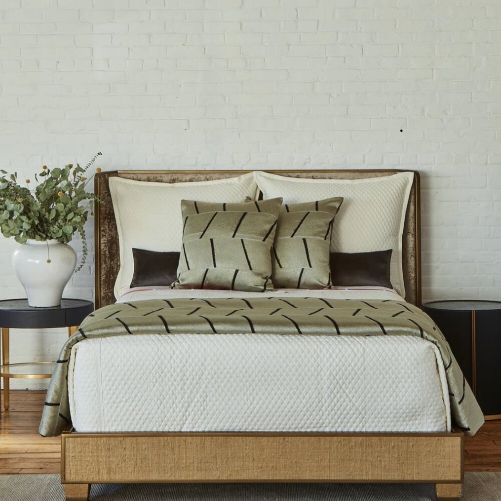$3,900! NWT Ann Gish Je T'Aime 6-PC King Duvet Cover Throw Blanket 4 Deco Shams